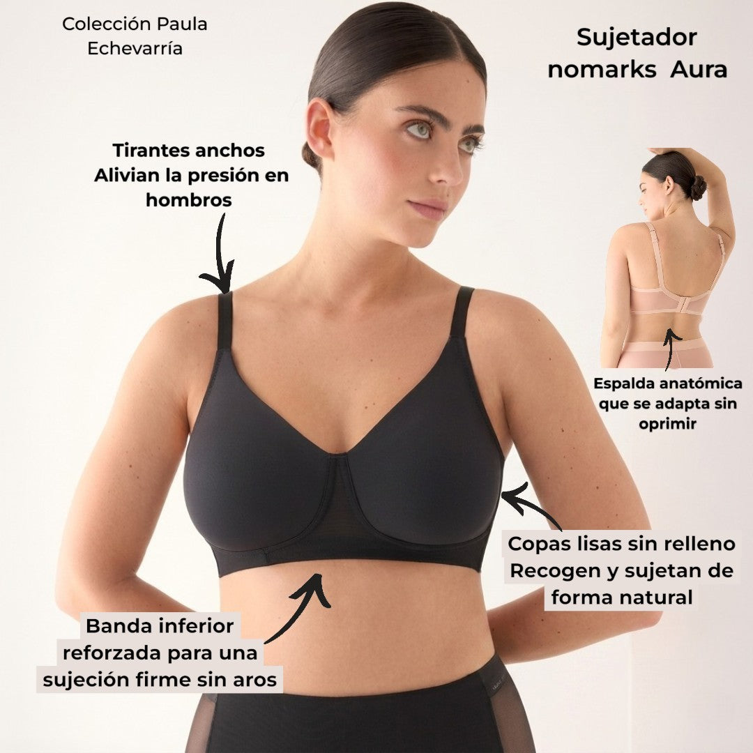Sujetador Aura™  de Ysabel Mora sin aros con diseño reductor y ajuste cómodo