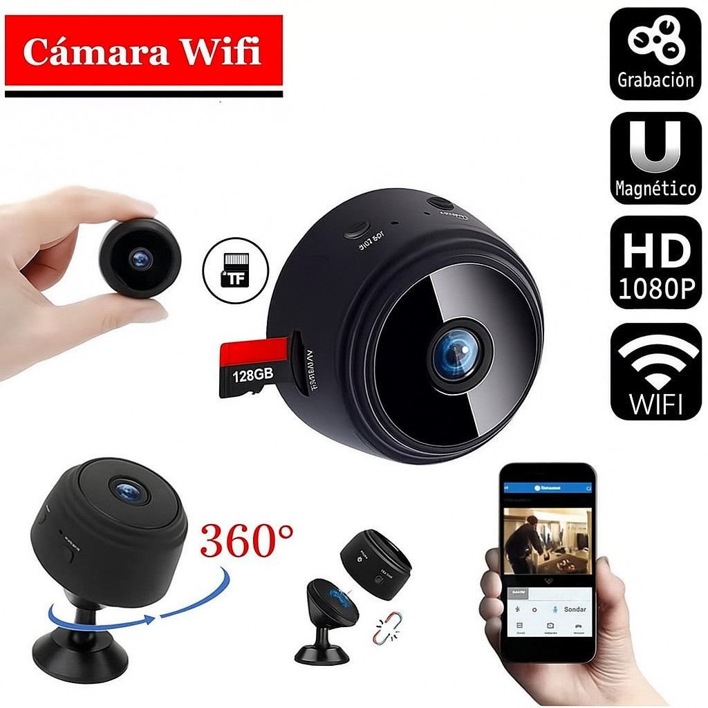 Mini Cámara  Inalámbrica HD 1080P -OptixOne.