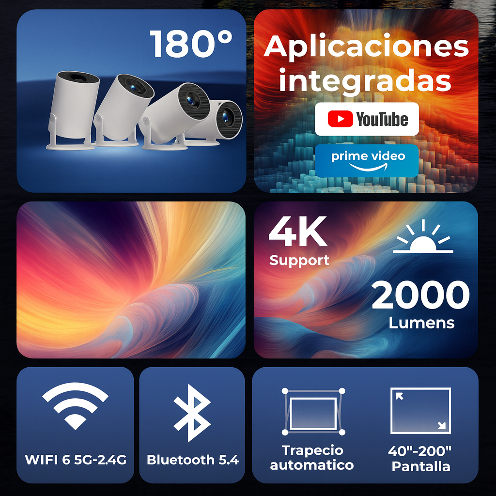 Proyector 2 en 1  Smart Pixels™