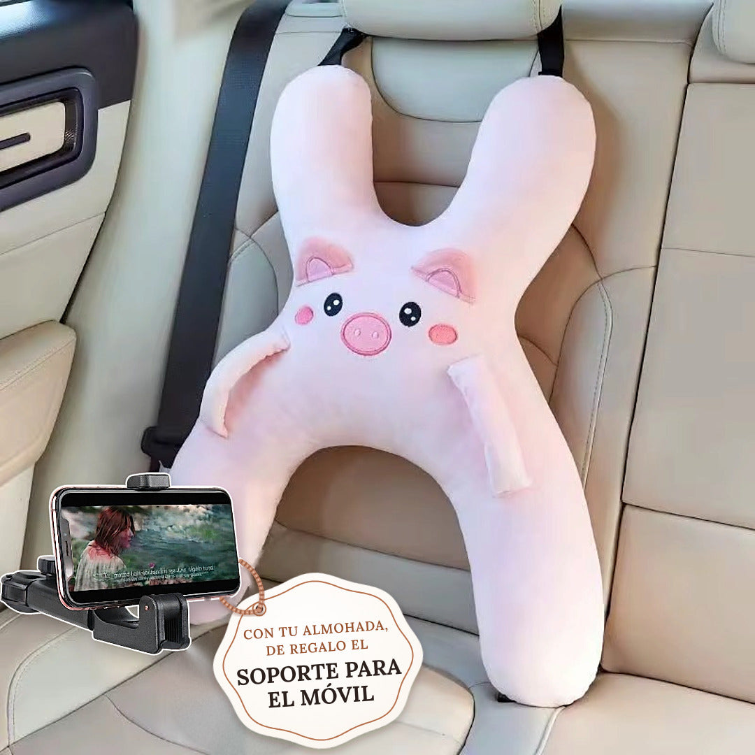 Almohada con soporte de regalo etiqueta mediana