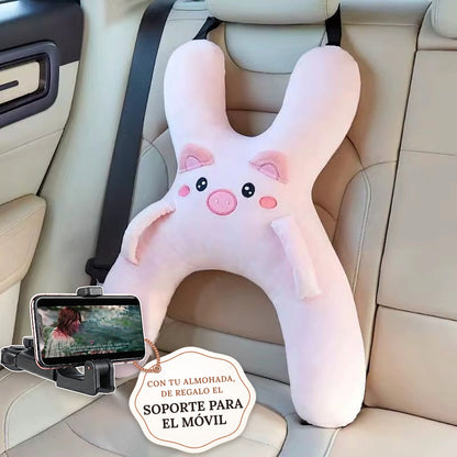 Almohada con soporte de regalo etiqueta mediana
